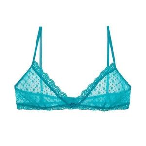 NWT Eberjey Delirious Stylist Bralet Turquoise